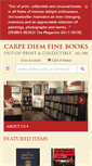 Mobile Screenshot of carpediemfinebooks.com